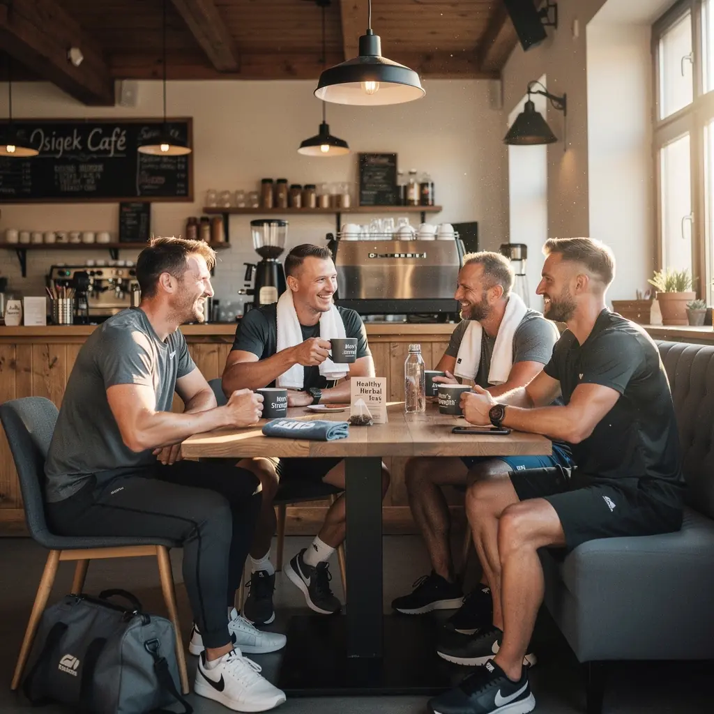 Zeleni listovi i cvjetovi u blizini šalice čaja, simbol prirodne snage.